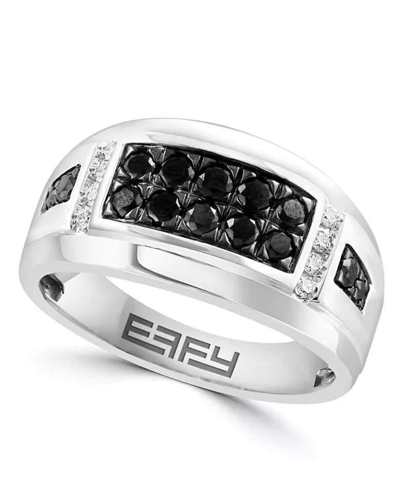 Stunning EFFY® Men's Diamond Ring (3/4 Ct. T.W.) in Luxurious 14K Gold - Available in Sapphire!