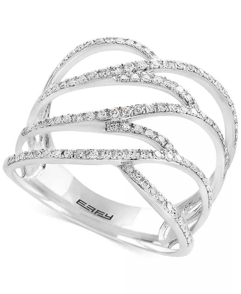 EFFY® Diamond Ring (3/8 Ct. T.W.) in 14K Yellow Gold (Also Available in Rose Gold & White Gold)