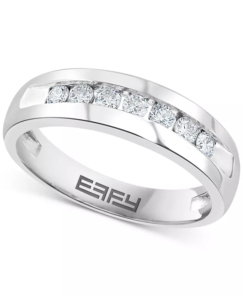 Stunning EFFY® Men's Diamond Channel-Set Band - 1/2 Ct. T.W. Elegance Redefined