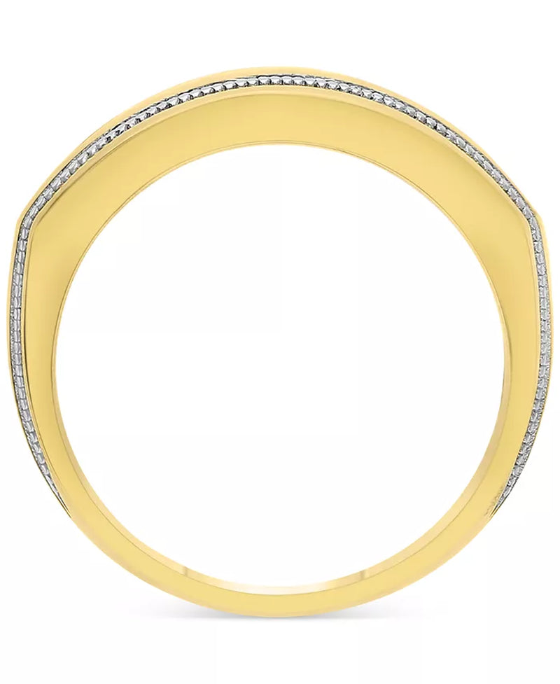 Stunning 1 Ct. T.W. Men's Diamond Band - Elevate Your Style!