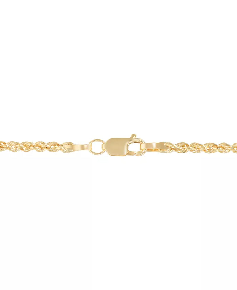 Stunning 10K Gold Men's Lab Grown Diamond Crucifix Pendant Necklace - 22" (1/3 Ct. T.W.)