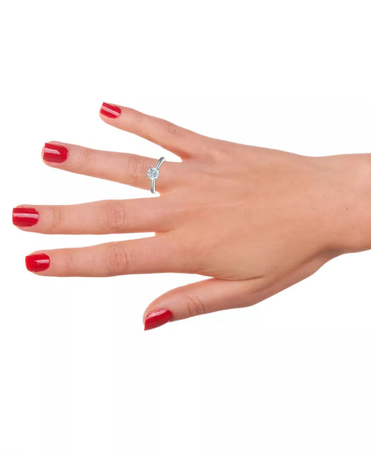 Stunning Platinum Diamond Solitaire Engagement Ring - 1.20 Ct. T.W.