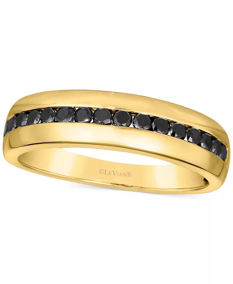 Exotics® Men's 14K Gold Blackberry Diamond Band - 1/2 Ct. T.W. Elegance