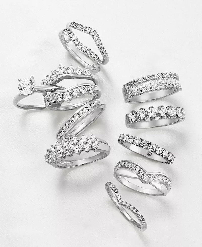 Stunning Pavé Diamond Band Ring (1 Ct. T.W.) in Luxurious 14K Gold, Rose Gold, or White Gold