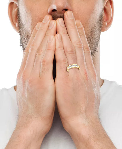 Stunning EFFY® Men's Diamond Channel-Set Band - 1/2 Ct. T.W. Elegance Redefined