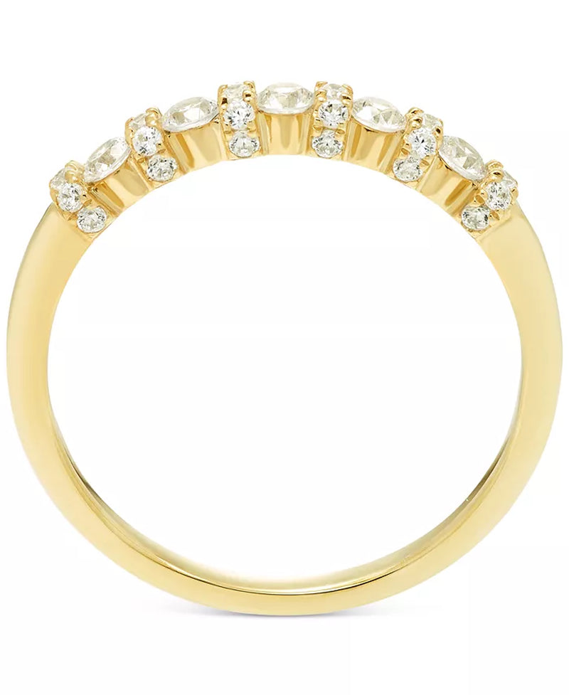 Stunning 1/2 Ct. T.W. Diamond Band in Luxurious 14K Gold