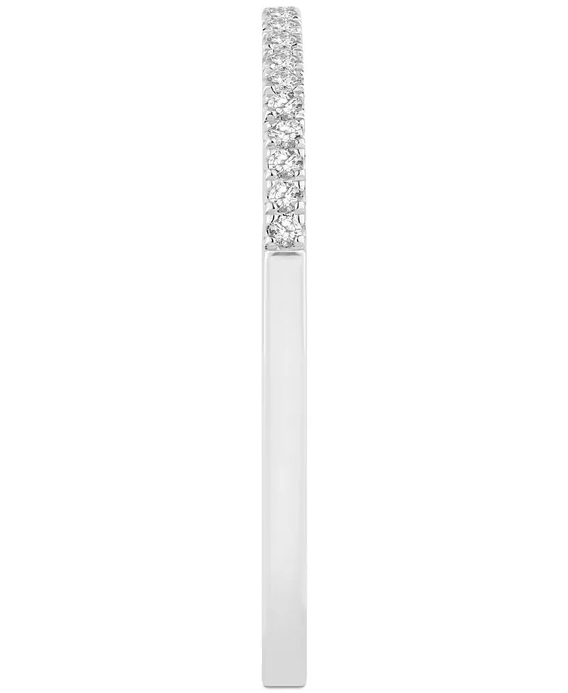 Stunning 5/8 Ct. T.W. Diamond Cushion Halo Twist Bridal Set in Luxurious 14K White Gold