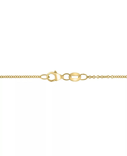 Stunning EFFY® 14K Tricolor Gold Diamond Interlocking Open Drop Pendant Necklace (1/6 Ct. T.W.)