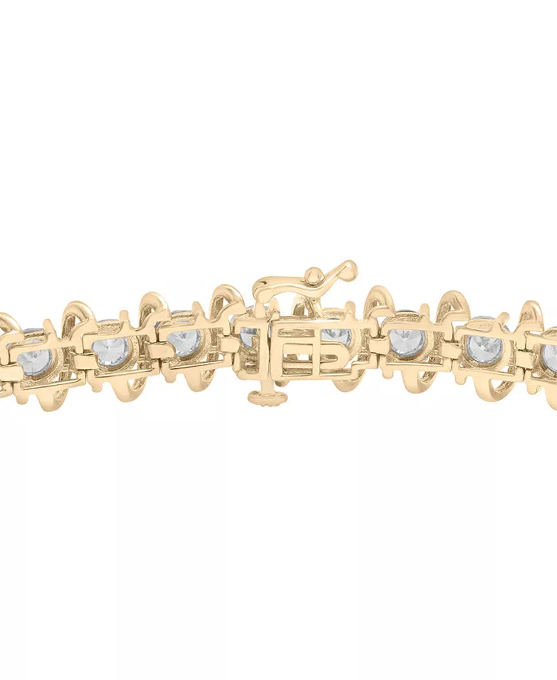 Stunning 5 Ct. T.W. Diamond Tennis Bracelet in Luxurious 10K Gold - Exclusively at