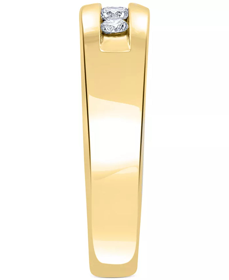 Stunning EFFY® Men's Diamond Channel-Set Band - 1/2 Ct. T.W. Elegance Redefined