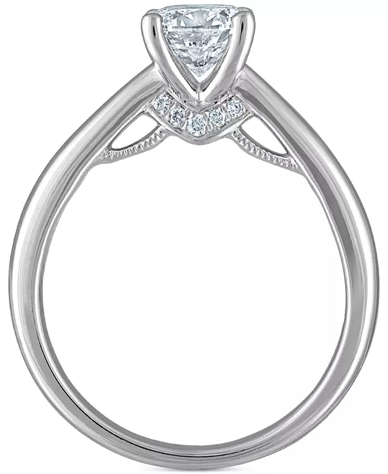 Stunning Platinum Diamond Solitaire Engagement Ring - 1.20 Ct. T.W.
