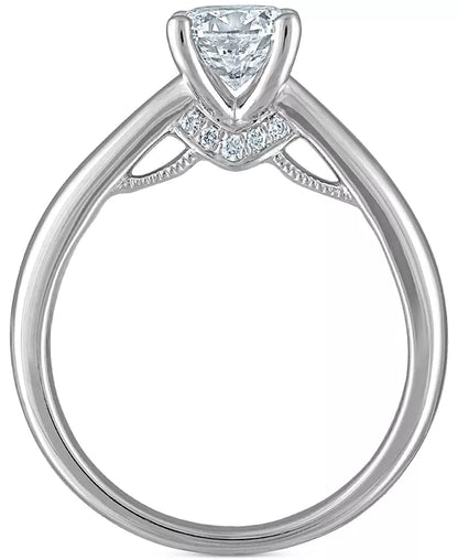 Stunning Platinum Diamond Solitaire Engagement Ring - 1.20 Ct. T.W.