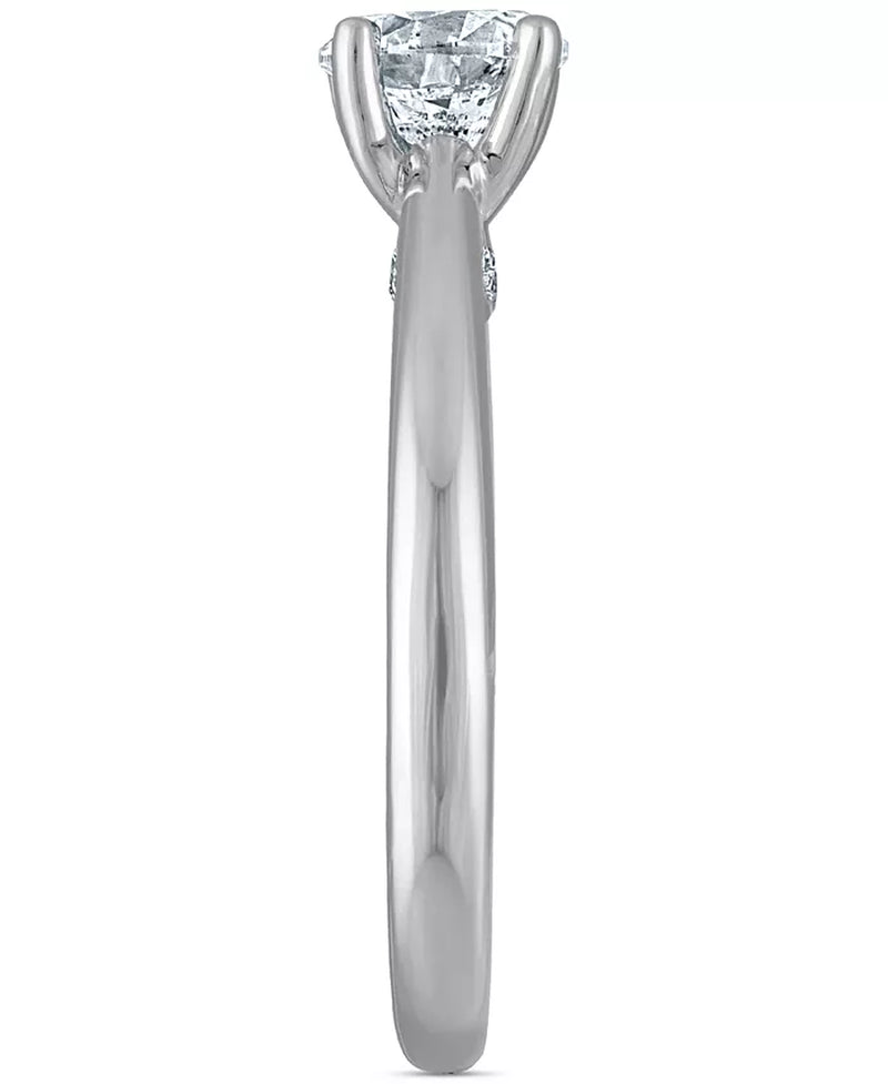 Stunning Platinum Diamond Solitaire Engagement Ring - 1.20 Ct. T.W.