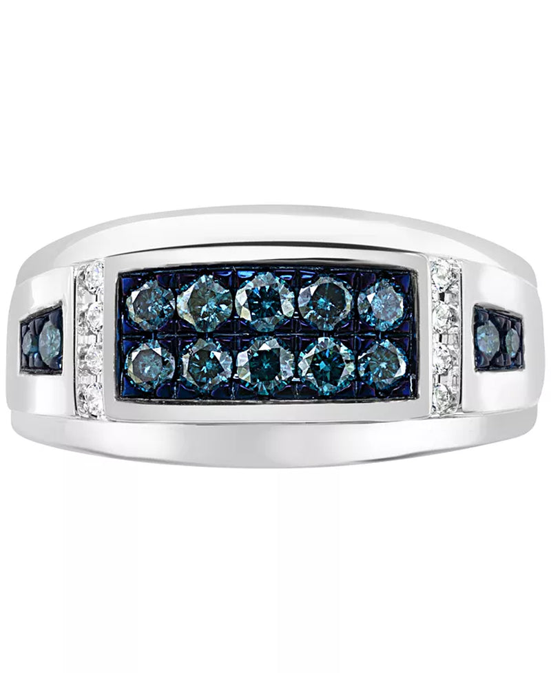 Stunning EFFY® Men's Diamond Ring (3/4 Ct. T.W.) in Luxurious 14K Gold - Available in Sapphire!
