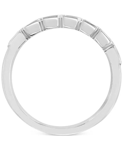 Stunning EFFY® 3/4 Ct. T.W. Diamond Emerald-Cut Band in Luxurious 14K White Gold