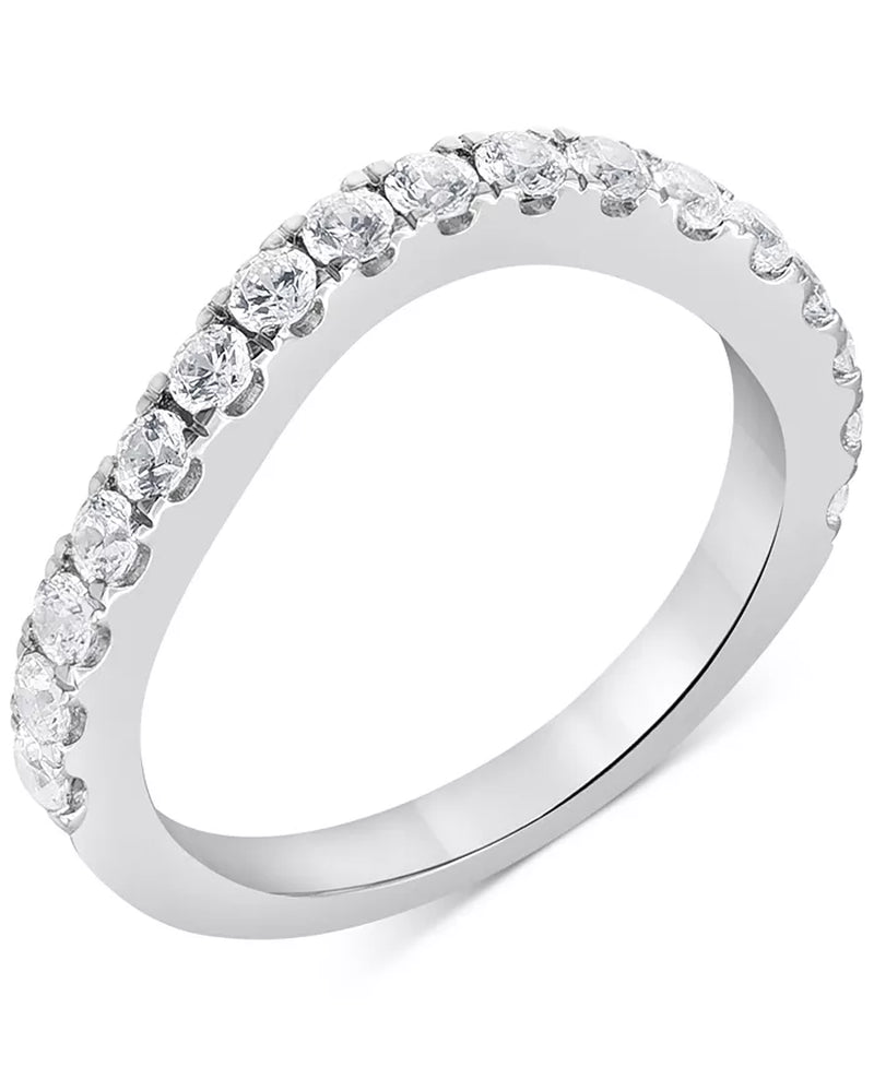 Stunning 4 Ct. T.W. Diamond Oval Halo Bridal Set in Elegant 14K White Gold