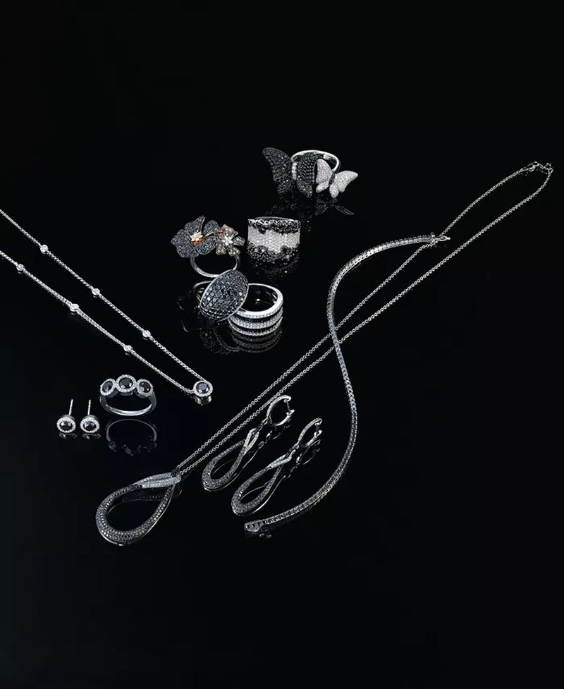 Stunning EFFY® 1 Ct. T.W. Diamond Loop Pendant Necklace in 14K White Gold - 18" Elegance