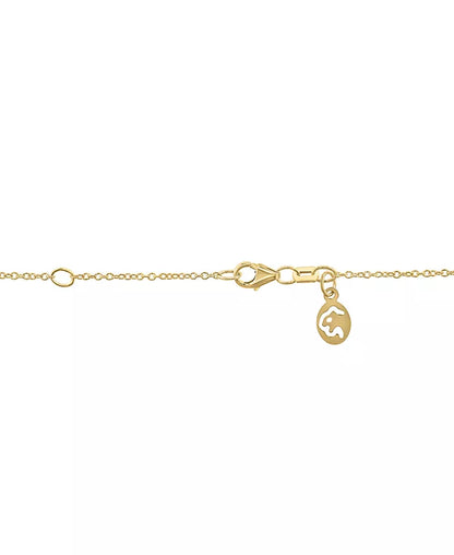 Stunning EFFY® 14K Gold Garnet & Diamond Cluster Pendant Necklace - 3-5/8 Ct. T.W.