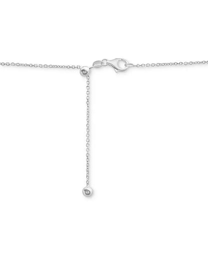 Stunning 2 Ct. T.W. Diamond Bezel Adjustable Tennis Necklace in 14K White or Yellow Gold - Exclusively for