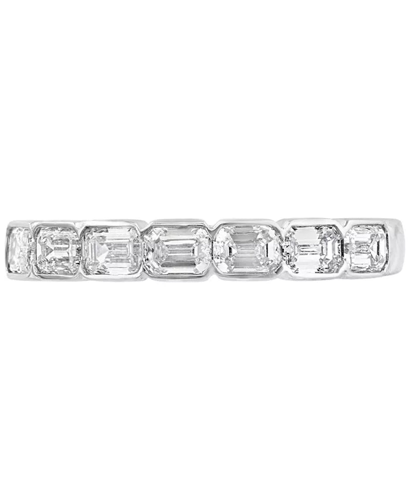 Stunning EFFY® 3/4 Ct. T.W. Diamond Emerald-Cut Band in Luxurious 14K White Gold
