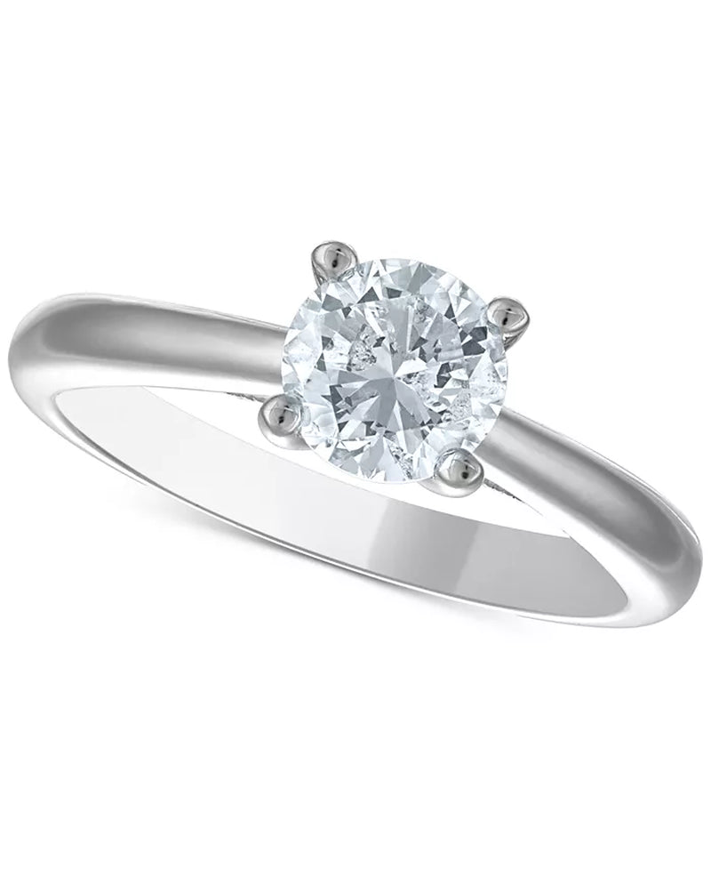 Stunning Platinum Diamond Solitaire Engagement Ring - 1.20 Ct. T.W.