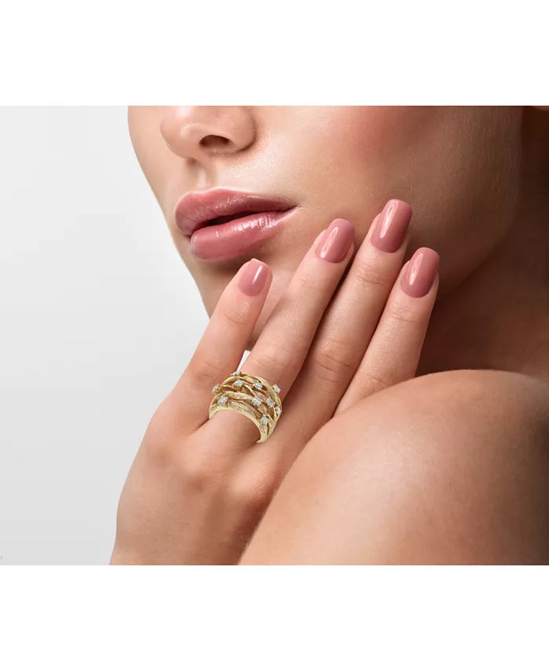 Stunning D'Oro by EFFY® 1 Ct. Diamond Woven Ring in Luxurious 14K Yellow Gold - Also Available in White Gold!
