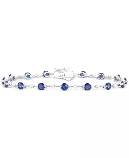 Stunning 14K Gold Emerald & Diamond Bracelet (2-1/8 Ct. T.W. Emerald & 1/2 Ct. T.W. Diamond) - Also Available in Ruby & Sapphire