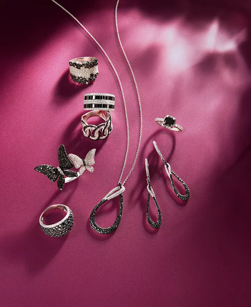 Stunning EFFY® 1 Ct. T.W. Diamond Loop Pendant Necklace in 14K White Gold - 18" Elegance