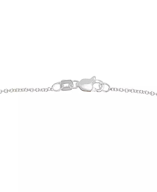 Stunning EFFY® London Blue Topaz & Diamond Pendant Necklace in 14K White Gold - 12.87 Ct. T.W.